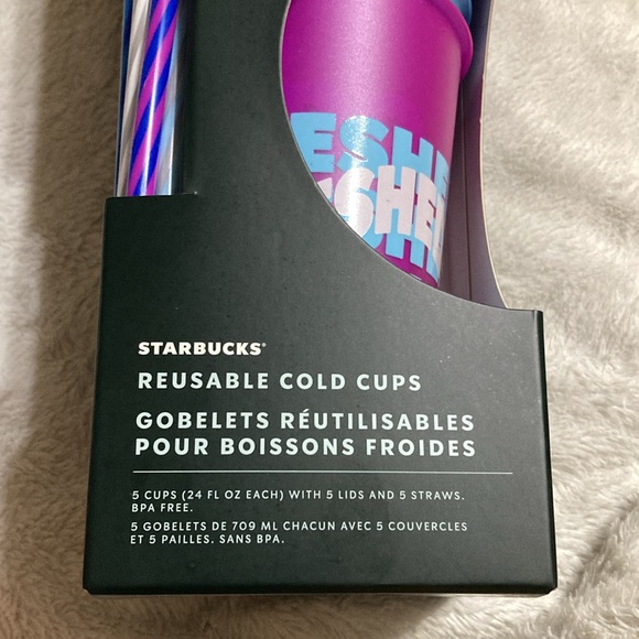 NIB Starbucks Summer 2024 Dome Lid Reusable Cups - Picture 3 of 5